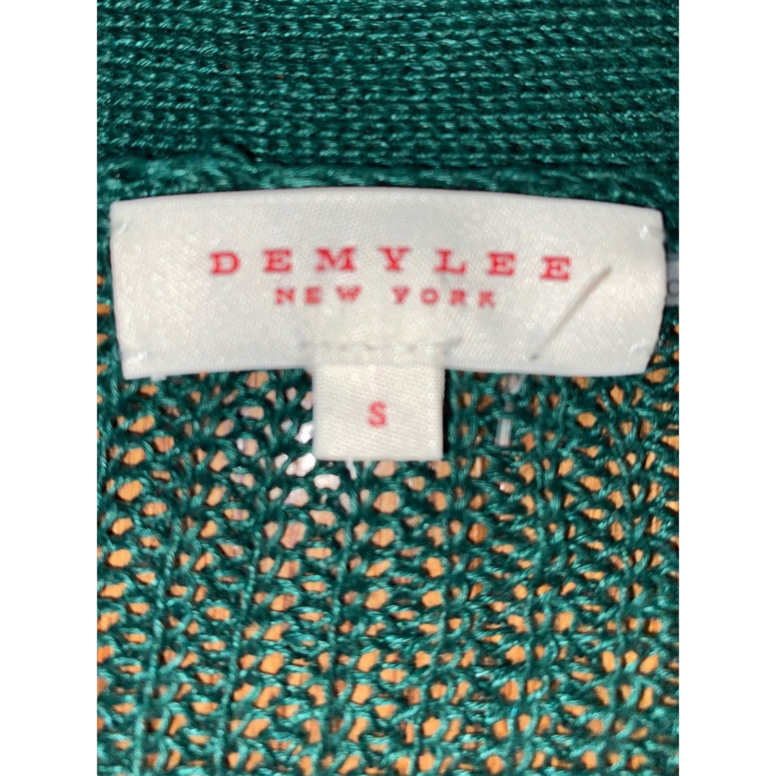 Demylee $272 Adonis Green Linen Cardigsn Small — image 2 of 8